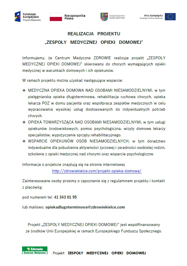 Ogłoszenie o projekcie