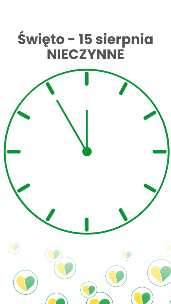 📅 15 sierpnia – Przychodnie nieczynne