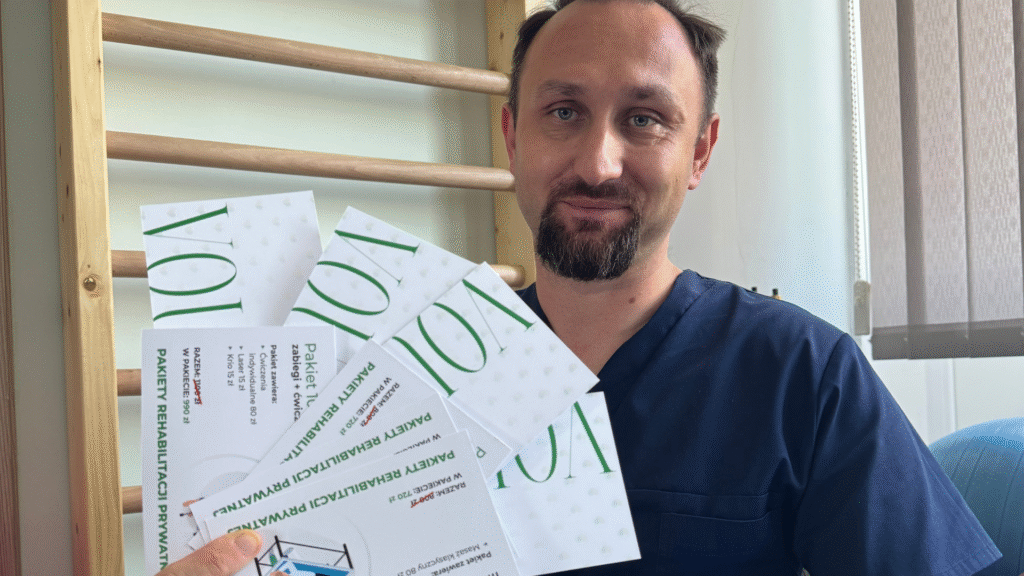 Praktyczny prezent? Podaruj bliskiej osobie voucher lub pakiet rehabilitacyjny w CMZ!